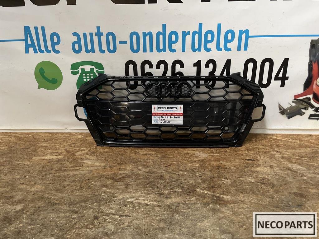 AUDI A4 8W S-LINE FACELIFT GRILLE ORGINEEL, Gebruikt, Achter, Bumper, Audi