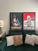Campari & Martini Schilderijen - Set van 2, Antiek en Kunst, Ophalen of Verzenden
