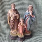 Heilige Familie Beeld – Handbeschilderd Gips, Antiek en Kunst, Antiek | Religie, Ophalen of Verzenden