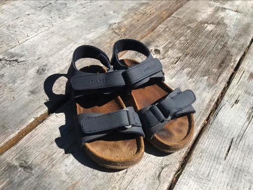 Blauwe leren Develab sandalen maat 25, Kinderen en Baby's, Babykleding | Schoentjes en Sokjes, Gebruikt, Jongetje of Meisje, Schoentjes