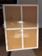 Messing fotolijst voor 4 foto's - 80x60cm, Huis en Inrichting, Kasten | Vitrinekasten, Gebruikt, Minder dan 25 cm, Minder dan 100 cm