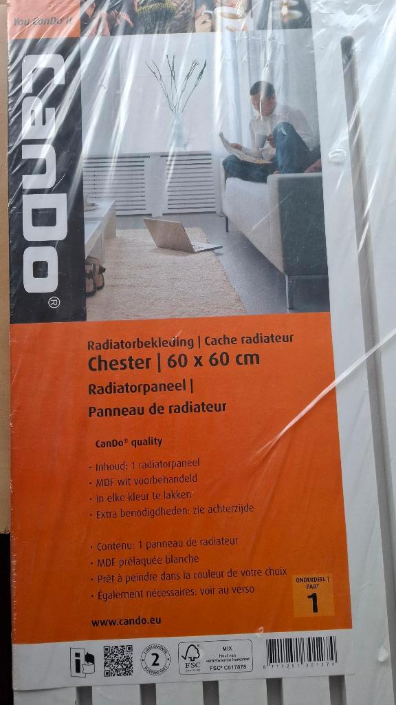 Cando Radiator ombouw materialen, Doe-het-zelf en Verbouw, Hout en Planken, Nieuw, Plank, Overige houtsoorten, Minder dan 200 cm