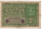Bankbiljet Duitsland 50 Mark 24-6-1919 Reihe 1, Postzegels en Munten, Bankbiljetten | Europa | Niet-Eurobiljetten, Ophalen of Verzenden