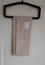 2 leuke licht glanzende span gordijntjes compleet, 100 tot 150 cm, Overige kleuren, Ophalen of Verzenden, Zo goed als nieuw