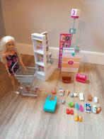 Barbie Supermarkt Set - Zo Goed Als Nieuw!, Ophalen of Verzenden, Zo goed als nieuw, Barbie