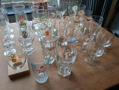 Prachtige set bierglazen, Huis en Inrichting, Keuken | Servies, Zo goed als nieuw, Glas of Glazen, Overige stijlen, Glas, Ophalen