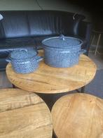 gewolkte pannen, Antiek en Kunst, Antiek | Emaille, Ophalen of Verzenden