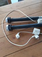 2 buismoters voor luifels, Doe-het-zelf en Verbouw, Ophalen, Zo goed als nieuw, Wit