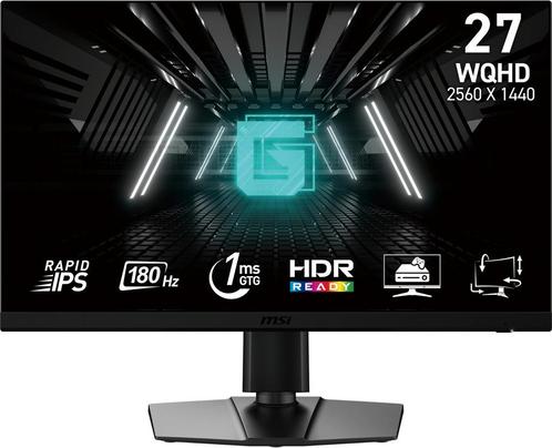 MSI G272QPF E2 Zwart 180hz 1ms qhd hdr 27" game monitor, Computers en Software, Monitoren, 151 t/m 200 Hz, DisplayPort, HDMI, Gaming
