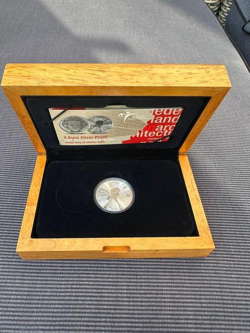 Nederland en Architectuur Vijfje 2008 – Eerste Slag – Zilve, Postzegels en Munten, Munten | Nederland, Setje, 10 gulden, Koningin Beatrix