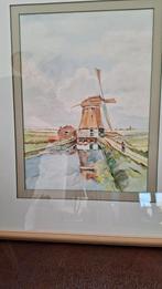 Unieke Molen Noordervaart Stompetoren/de Schermer. Aquarel, Antiek en Kunst, Ophalen of Verzenden