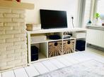 Ikea Kallax TV-meubel incl 2 manden Lustigkurre, Ophalen, 100 tot 150 cm, Zo goed als nieuw, Minder dan 100 cm