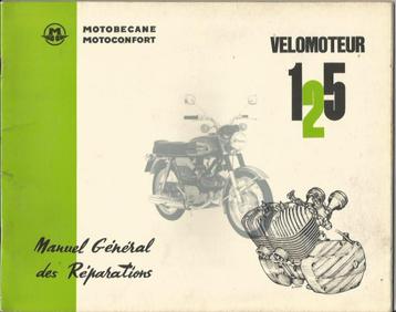 Motobecane 125 Motoconfort 125 werkplaatsboek (7030z) motor beschikbaar voor biedingen