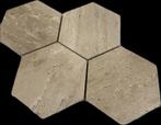 Mozaiëk vloertegel Travertin 150x150mm matje 300x300x10mm, Doe-het-zelf en Verbouw, 60 cm of meer, Nieuw, Ophalen of Verzenden