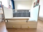 IKEA STUVA meegroeibed,opberglades & sterren/maan grepen, Ophalen, Gebruikt, 70 tot 85 cm, 140 tot 160 cm