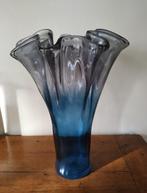 Grote blauwe Murano vaas. Vintage, Antiek en Kunst, Antiek | Vazen, Ophalen of Verzenden