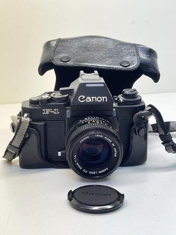 CANON F-1 Spiegelreflex analoog fotocamera met 50mm 1:1.4 beschikbaar voor biedingen