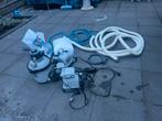 Zwembad pomp pakket + slang en zoutpomp, Tuin en Terras, Waterpompen, Ophalen, Gebruikt, Handmatig, Overige typen