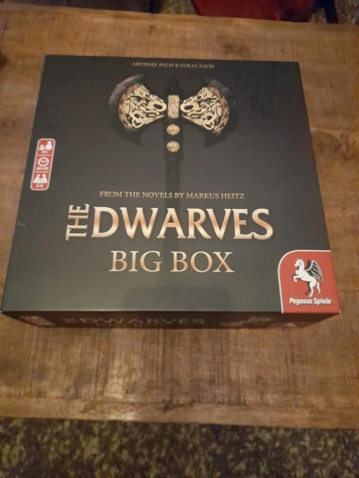 The Dwarves Big Box - Bordspel, Hobby en Vrije tijd, Gezelschapsspellen | Bordspellen, Nieuw, Een of twee spelers, Drie of vier spelers