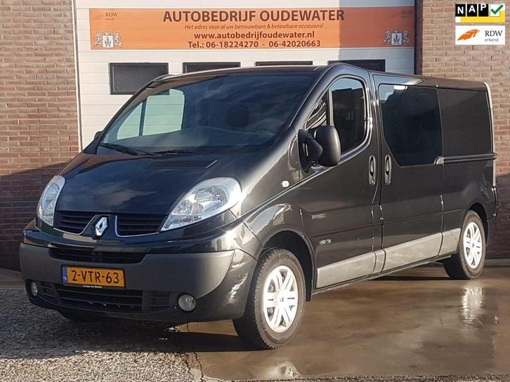 Renault Trafic 2.0 dCi T29 L2H1 DC Générique 2 schuifdeure, Auto's, Bestelauto's, Te koop, ABS, Airbags, Airconditioning, Bluetooth