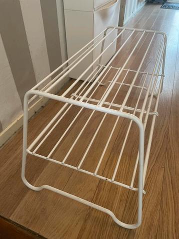Ikea Schoenenrek Metaal Crèmekleurig 73 x 36 x 39 cm beschikbaar voor biedingen