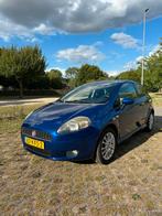 Fiat Punto 1.4 3DR 2009 Blauw, Auto's, Voorwielaandrijving, 4 cilinders, Origineel Nederlands, Handgeschakeld