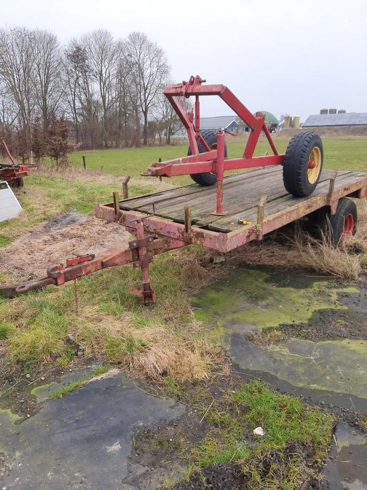 Platte wagen, Zakelijke goederen, Agrarisch | Werktuigen, Akkerbouw, Bollenteelt, Boomteelt, Fruitteelt, Glastuinbouw, Transport