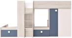 Maxim Multifunctioneel Stapelbed - 90x200 - Blauw, Ophalen of Verzenden, Nieuw