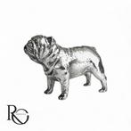 Zilveren Bulldog miniatuur 925 zilver., Antiek en Kunst, Antiek | Goud en Zilver, Ophalen of Verzenden, Zilver