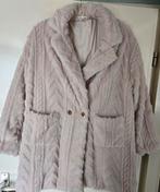 Mt 50 52 heerlijke tussen jas nieuwstaat nepbont oto 65cm., Kleding | Dames, Verzenden, Zo goed als nieuw, Beige, Jas of Mantel
