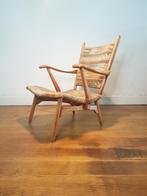 Fauteuil van de Ster Gelderland uit de jaren '50., Huis en Inrichting, Fauteuils, Ophalen, Gebruikt, Riet of Rotan, Minder dan 75 cm
