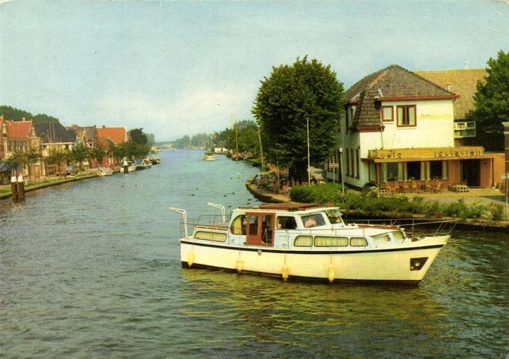 Woubrugge, Gezicht op de Woudwetering - 1980 gelopen, Verzamelen, Ansichtkaarten | Nederland, Ongelopen, Noord-Brabant, Voor 1920