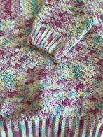 Handgehaakt  katoenen trui pasteltinten mt 38/40, Ophalen of Verzenden, Nieuw, Maat 38/40 (M)