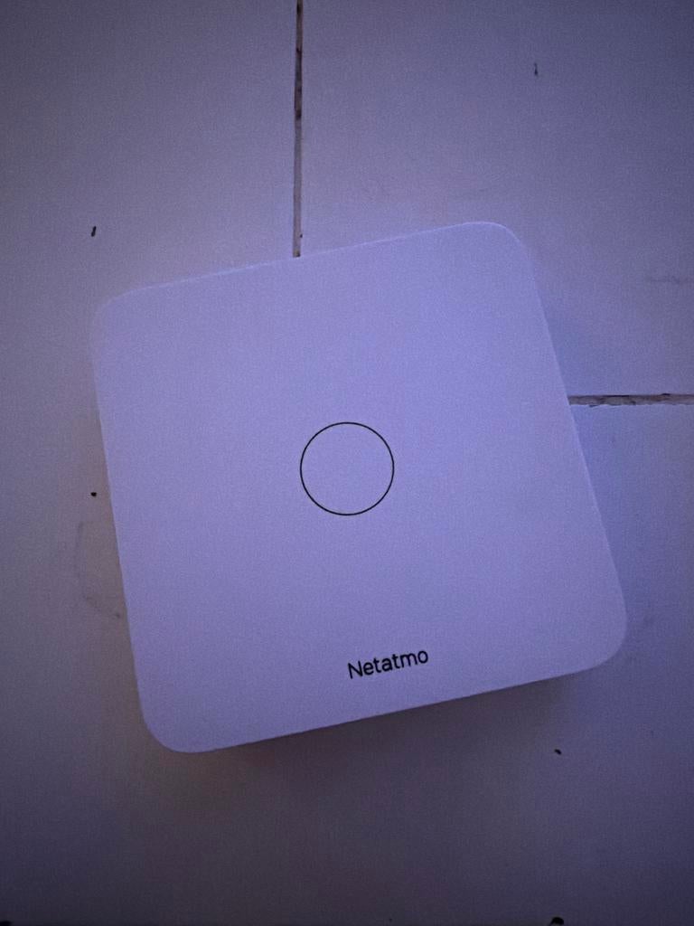 Netatmo CO meter, Detector, Sensor of Melder, Ophalen of Verzenden, Zo goed als nieuw, Rook