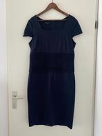 Escada donkerblauwe stretch jurk maat 40, Maat 38/40 (M), Escada, Zo goed als nieuw, Knielengte