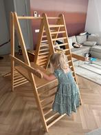 Houten klimrek met glijbaan, Kinderen en Baby's, Speelgoed | Houten speelgoed, Ophalen, Zo goed als nieuw, Overige typen