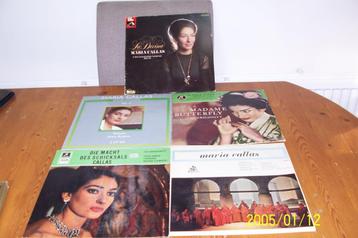 MARIA CALLAS 9  LP'S beschikbaar voor biedingen