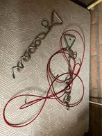 2 Grondpinnen (1 met staalkabel), Dieren en Toebehoren, Ophalen of Verzenden, Gebruikt