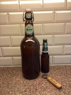 Giant Grolsch Fles. Bruin 2 Liter + Grolsch Flessenopener., Verzamelen, Biermerken, Grolsch, Gebruikt, Ophalen of Verzenden