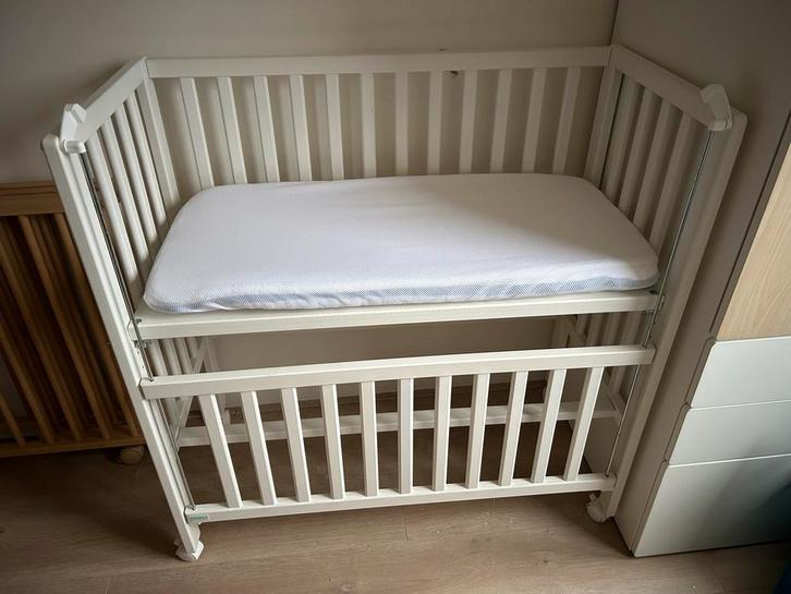 Co-sleeper + Aerosleep matras + 2x molton & hoeslaken, Kinderen en Baby's, Babywiegjes en Ledikanten, Zo goed als nieuw, Wieg