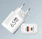 65 Watt eu-stekker + 2 mtr usb kabel 10A, Verzenden, Nieuw