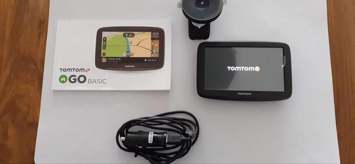 TomTom GO Basic Navigatiesysteem - Compleet, Auto diversen, Autonavigatie, Gebruikt, Ophalen of Verzenden
