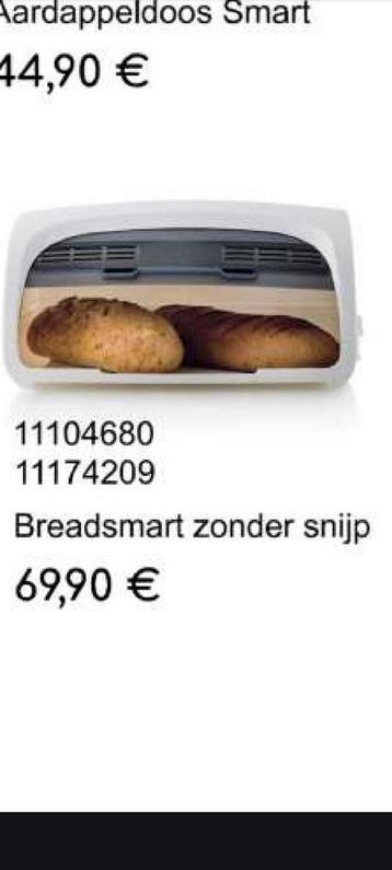 Nieuwe breadsmart van tupperware  beschikbaar voor biedingen
