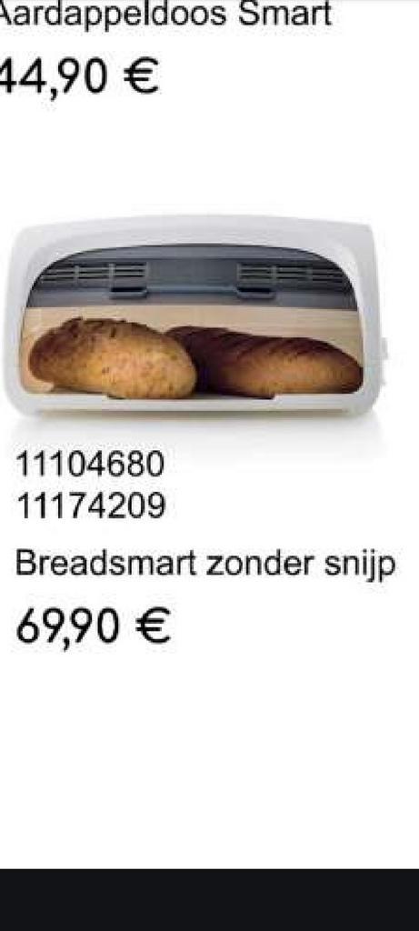 Nieuwe breadsmart van tupperware, Huis en Inrichting, Keuken | Tupperware, Nieuw, Overige typen, Ophalen of Verzenden