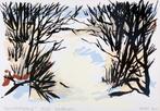 Doet boersma - Duinovergang - Zeefdruk 2011 40x50, Ophalen of Verzenden
