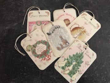 Beatrix Potter Peter Rabbit Kerst Christmas Gift Tags x 6 beschikbaar voor biedingen