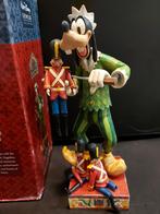 Jim Shore Disney Traditions Kerst Goofy, Ophalen, Goofy of Pluto, Zo goed als nieuw, Beeldje of Figuurtje
