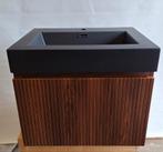 Badkamermeubel 60x45 cm Walnoot, Nieuw, Minder dan 100 cm, Wastafelkast, 25 tot 50 cm