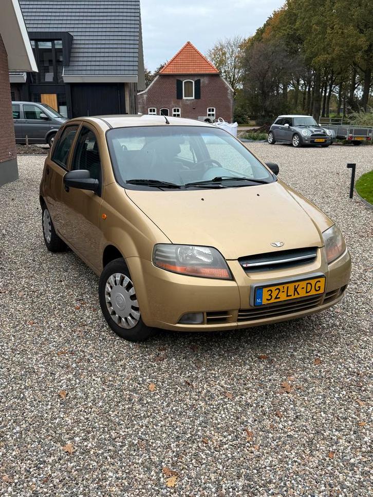 Daewoo Kalos 1.4 2003 Beige APK tot 13-11-2026, Auto's, Daewoo, Particulier, Kalos, Benzine, D, Hatchback, Handgeschakeld, Origineel Nederlands