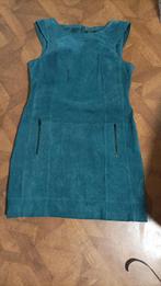Steps suede leer jurk turquoise maat 40, Kleding | Dames, Jurken, Maat 38/40 (M), Ophalen of Verzenden, Zo goed als nieuw, Steps